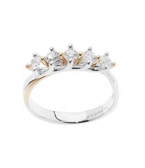 Anello Comete Donna Fedine in Oro rosa Diamante 0.50 Ct ANB 2660 - ANB 2660